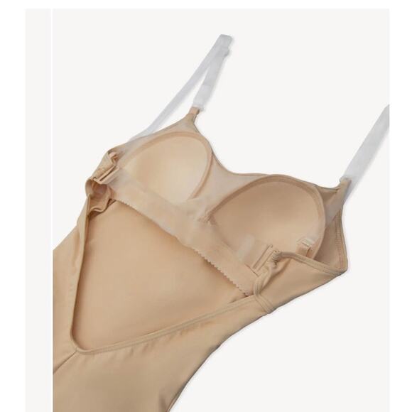 NWT Capezio Camisole Leotard with Bratek in Nude Color - Size Small - Picture 2 of 13
